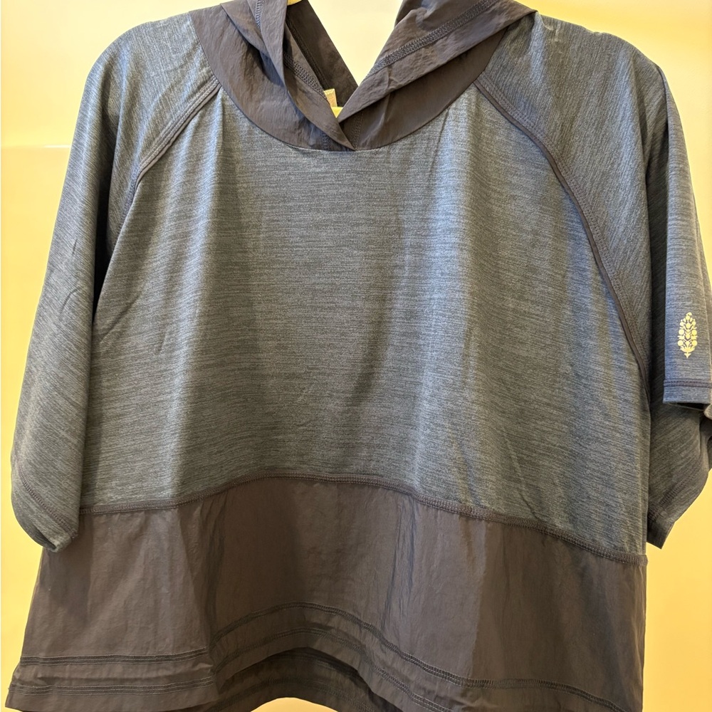 Free People OnThe Move Midnight Navy Hoodie.  NWT.